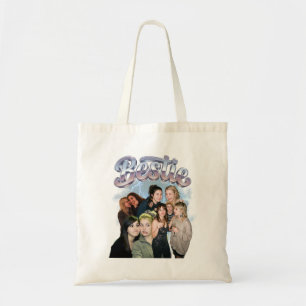 Tote Bag Meilleure amie Collage de photos personnalisé Y2K