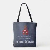 Tote Bag Meilleure évaluation des enseignants (Dos)