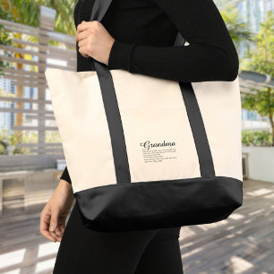 Tote Bag Meilleure Grand-mère de tous les temps, Définition