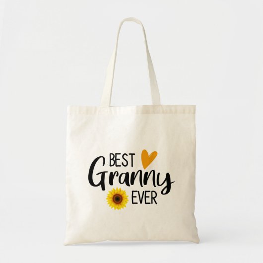 Tote Bag Meilleure grand-mère jamais // Mignonne cadeau de (Devant)