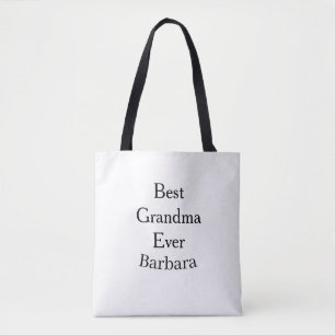 Tote Bag Meilleure grand-mère jamais nom date simple fête d