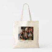 Tote Bag Meilleure grand-mère jamais photo complète personn (Dos)