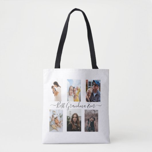 Tote Bag Meilleure grand-mère jamais photo personnalisée (Devant)