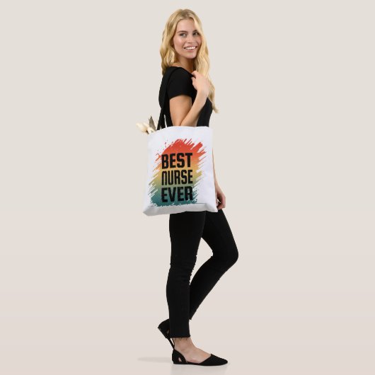 TOTE BAG MEILLEURE INFIRMIÈRE JAMAIS (Sur le modèle)