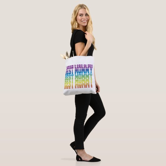 Tote Bag Meilleure maman (Sur le modèle)