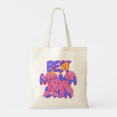 Tote Bag Meilleure maman caniche jamais (Dos)