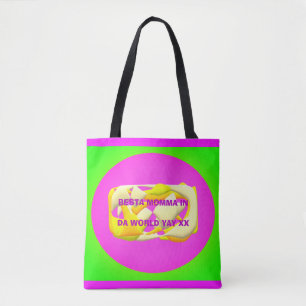 Tote Bag Meilleure maman dans le monde texte de conception
