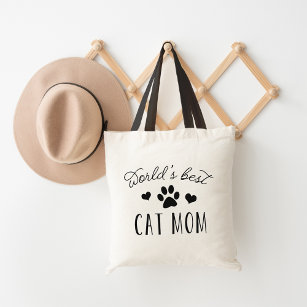 Tote Bag Meilleure maman de chat du monde