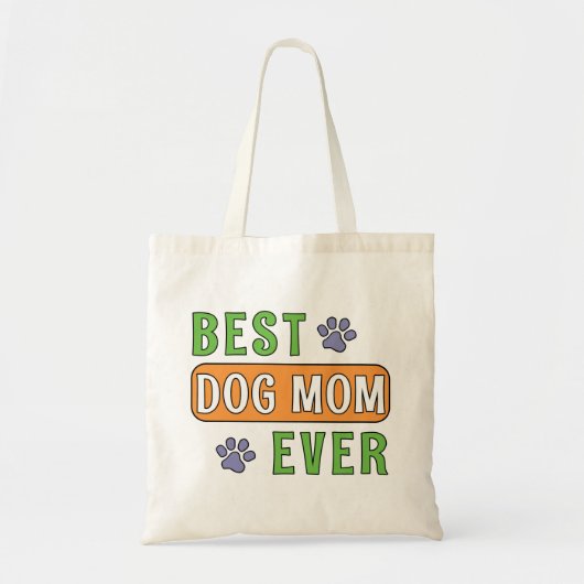 Tote Bag Meilleure maman de chien ever (Devant)