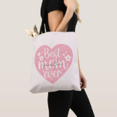 Tote Bag Meilleure maman jamais - Coeur (De près)