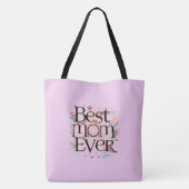 Tote Bag Meilleure maman jamais mignonne mère moderne (Dos)