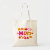 Tote Bag Meilleure maman jamais rétro Fête Super des mères (Devant)