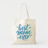 Tote Bag Meilleure Maman Jamais Typographie Écrite Élégante (Devant)