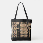 Tote Bag Meilleure maman, jour de la mère (Dos)