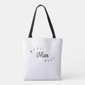 Tote Bag Meilleure Maman Moderne Simple (Dos)