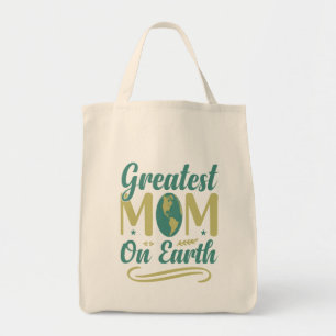 Tote Bag Meilleure Maman Sur Terre Fête des mères Environne