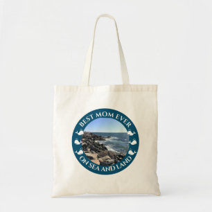 Tote Bag Meilleure Maman Vagues de l'océan Atlantique de la