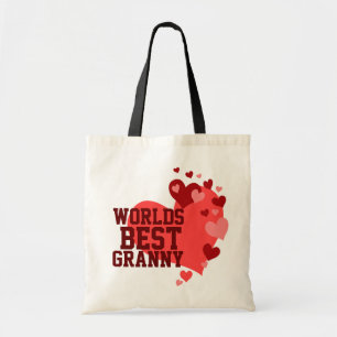 Tote Bag Meilleure mamie des mondes personnalisée