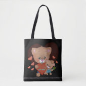 Tote Bag MEILLEURE MOM avec TEDDY (Devant)