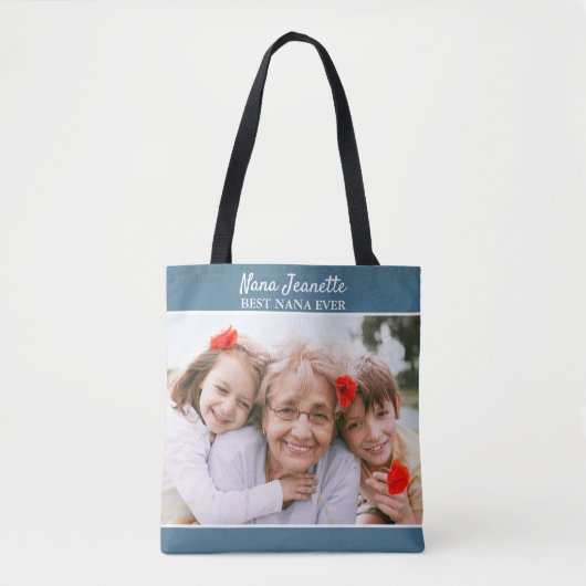 Tote Bag Meilleure photo de Nana Grandma (Devant)