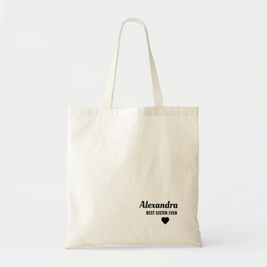 Tote Bag Meilleure Sœur (Devant)