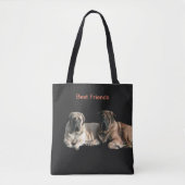 Tote Bag Meilleurs amis des Mastiffs (Devant)
