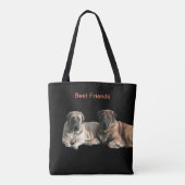 Tote Bag Meilleurs amis des Mastiffs (Dos)