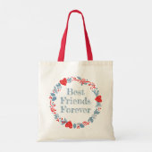 Tote Bag Meilleurs amis éternellement besties amitié petite (Dos)