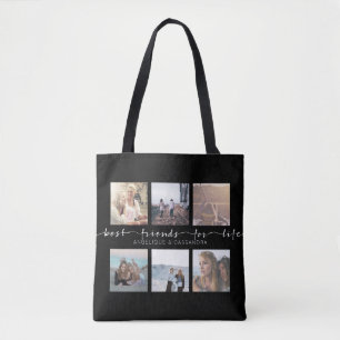 Tote Bag Meilleurs amis pour la typographie de photo