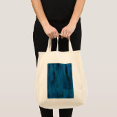 Tote Bag Mélancolie de minuit – Abstrait texturé bleu profo (Devant (produit))