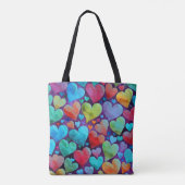 Tote Bag Mélange bleu Motif amusant (Dos)