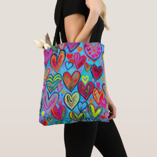 Tote Bag Mélange bleu Motif amusant