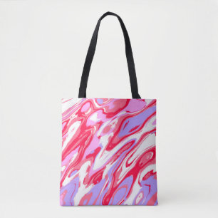 Tote Bag Mélange de peinture liquide à texture de marbre ro