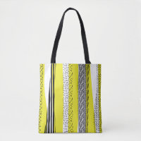 Mélange jaune et noir Motif géométrique