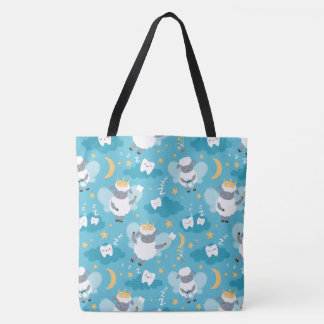 Tote Bag Mélange Mouton Fée Dentiste Hygiéniste