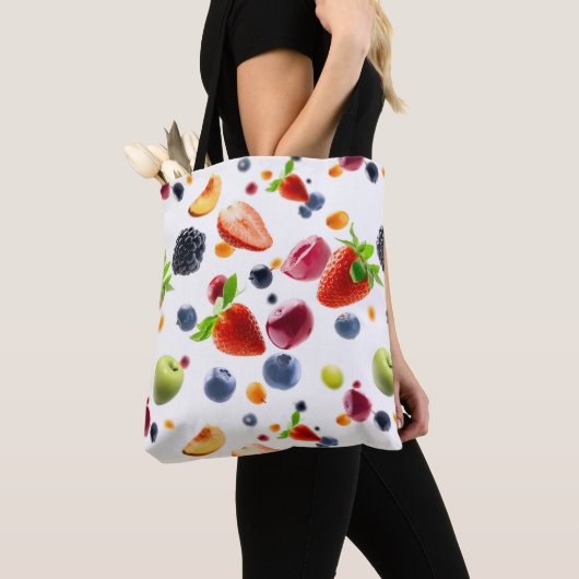 Tote Bag Mélanger les fruits (De près)