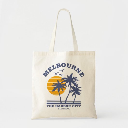 Tote Bag Melbourne Floride The Harbour City (Devant)