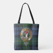 Tote Bag Meldrum Tartan & Badge (Dos)