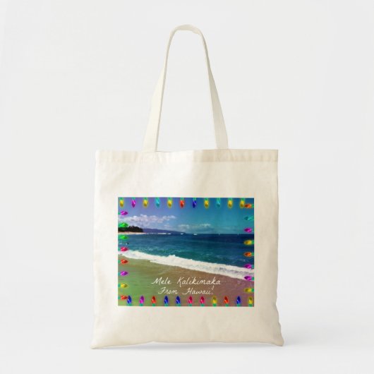 Tote Bag Mele Kalikimaka (Devant)