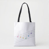 Tote Bag Mélodie du printemps (linéaire) (Devant)