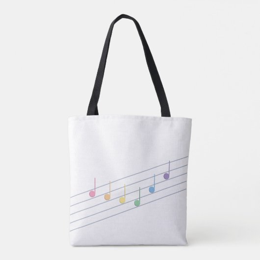 Tote Bag Mélodie du printemps (linéaire) (Dos)