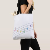 Tote Bag Mélodie du printemps (linéaire) (De près)