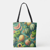 Tote Bag Melon Medley : Un élevage vibré (Dos)