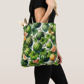 Tote Bag Melon Medley : Un élevage vibré (De près)