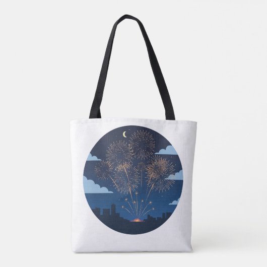 Tote Bag Melting Cheesy Pepperoni Pizza Slice (Dos)