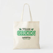 TOTE BAG MEMBRE DE L'ÉQUIPE GREEN (Devant)