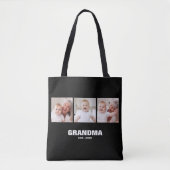 Tote Bag Mémé a établi Bold Black 3 Photo (Devant)