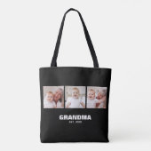Tote Bag Mémé a établi Bold Black 3 Photo (Dos)