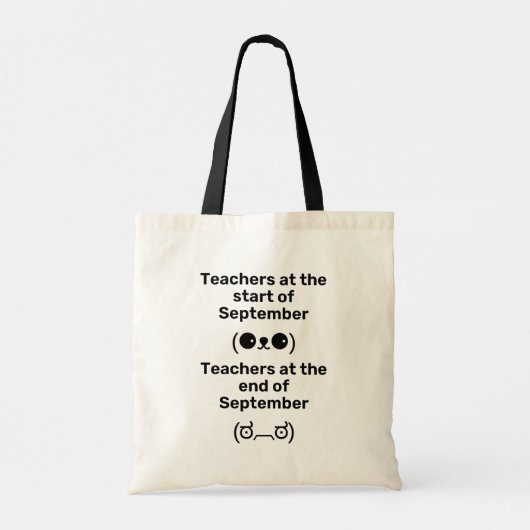 Tote Bag Mème amusant enseignant (Dos)
