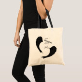 TOTE BAG MÊME CHUTE FOURRE-TOUT D'ANGES (Devant (produit))